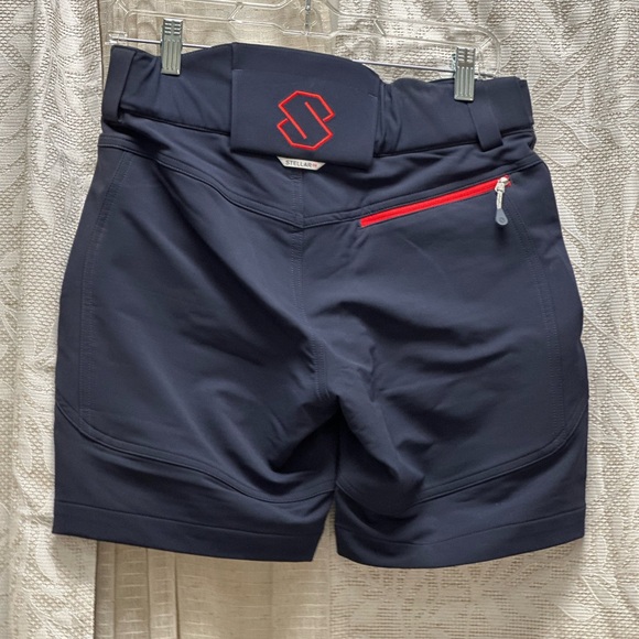 Stellar women’s small, soft shell shorts, navy blue, never worn with tags - Picture 2 of 4